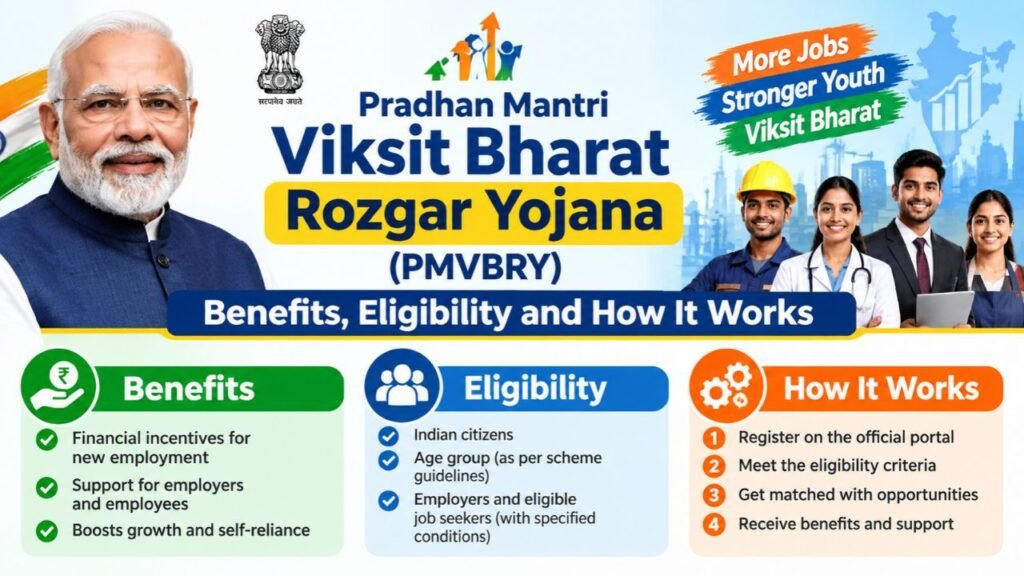Pradhan Mantri Viksit Bharat Rozgar Yojana (PMVBRY)